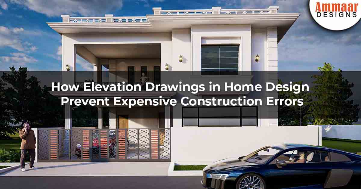 Elevation drawings in home design, Elevation drawings, Elevation plan for home, House elevation design, Front elevation, Rear elevation, Left side elevation, Right side elevation, 2D elevation drawing, 3D elevation design, Architectural elevation